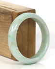 Baikalla Jewelry Jadeite Jade Bangle Bracelet Baikalla "Classic Bangle" Yellow Green Natural Burmese Jadeite Jade Bangle ( 57.8 mm )