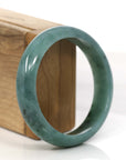 Baikalla Jewelry Jadeite Jade Bangle Bracelet Forest Green Classic Real Jadeite Jade Bangle Bracelet (57.34 mm)