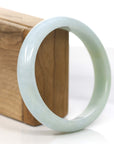 Baikalla Jewelry Jadeite Jade Bangle Bracelet Genuine Green Genuine Jadeite Jade Bangle (62.20 mm)