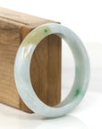 Baikalla Jewelry Jadeite Jade Bangle Bracelet High-quality Green Natural Burmese Jadeite Jade Bangle (59.68 mm )