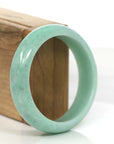 Baikalla Jewelry Jadeite Jade Bangle Bracelet High-quality Apple Green Natural Burmese Jadeite Jade Bangle (59.68 mm )