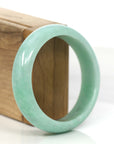 Baikalla Jewelry Jadeite Jade Bangle Bracelet High-quality Apple Green Natural Burmese Jadeite Jade Bangle (59.68 mm )