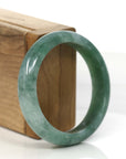 Baikalla Jewelry Jadeite Jade Bangle Bracelet Forest Green Classic Real Jadeite Jade Bangle Bracelet (57.34 mm)