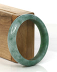 Baikalla Jewelry Jadeite Jade Bangle Bracelet Forest Green Classic Real Jadeite Jade Bangle Bracelet (57.34 mm)