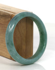 Baikalla Jewelry Jadeite Jade Bangle Bracelet Forest Green Classic Real Jadeite Jade Bangle Bracelet (57.34 mm)