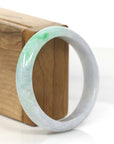 Baikalla Jewelry Jadeite Jade Bangle Bracelet Genuine Burmese Lavender & Green Jadeite Jade Bangle Bracelet (56.23 mm)