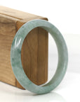 Baikalla Jewelry Jadeite Jade Bangle Bracelet Genuine Blue-Green Classic Real Jadeite Jade Bangle Bracelet (57.34 mm)