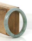 Baikalla Jewelry Jadeite Jade Bangle Bracelet Genuine Blue-Green Classic Real Jadeite Jade Bangle Bracelet (57.34 mm)