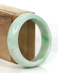 Baikalla Jewelry Jadeite Jade Bangle Bracelet High-quality Apple Green Natural Burmese Jadeite Jade Bangle (59.68 mm )