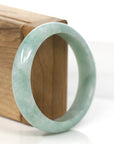 Baikalla Jewelry Jadeite Jade Bangle Bracelet Genuine Burmese Green Jadeite Jade Bangle Bracelet (56.80 mm)