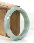 Baikalla Jewelry Jadeite Jade Bangle Bracelet Genuine Burmese Green Jadeite Jade Bangle Bracelet (56.80 mm)
