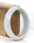 Baikalla Jewelry Jadeite Jade Bangle Bracelet Genuine Burmese Lavender Jadeite Jade Bangle Bracelet (58.47 mm)