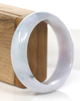 Baikalla Jewelry Jadeite Jade Bangle Bracelet Genuine Burmese Blue green & Lavender Jadeite Jade Bangle Bracelet ( 60.91 mm )