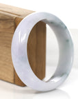 Baikalla Jewelry Jadeite Jade Bangle Bracelet Genuine Burmese Blue green & Lavender Jadeite Jade Bangle Bracelet ( 60.91 mm )