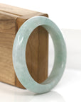 Baikalla Jewelry Jadeite Jade Bangle Bracelet Genuine Burmese Green Jadeite Jade Bangle Bracelet (56.80 mm)