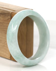 Baikalla Jewelry Jadeite Jade Bangle Bracelet Baikalla Natural Lavender- Green Jadeite Jade Bangle Bracelet (56.24 mm)