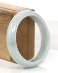 Baikalla Jewelry Jadeite Jade Bangle Bracelet Copy of Baikalla "Princess Half Round" Yellow- Green Jadeite Jade Bangle (58.77 mm)