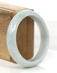 Baikalla Jewelry Jadeite Jade Bangle Bracelet Copy of Baikalla "Princess Half Round" Yellow- Green Jadeite Jade Bangle (58.77 mm)
