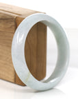 Baikalla Jewelry Jadeite Jade Bangle Bracelet Copy of Baikalla "Princess Half Round" Yellow- Green Jadeite Jade Bangle (58.77 mm)