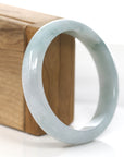 Baikalla Jewelry Jadeite Jade Bangle Bracelet Baikalla "Classic Bangle" Blue-Green Genuine Burmese Jadeite Jade Bangle Bracelet (57.57 mm)