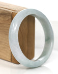 Baikalla Jewelry Jadeite Jade Bangle Bracelet Baikalla "Classic Bangle" Blue-Green Genuine Burmese Jadeite Jade Bangle Bracelet (57.57 mm)