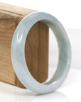Baikalla Jewelry Jadeite Jade Bangle Bracelet Baikalla "Classic Bangle" Blue-Green Genuine Burmese Jadeite Jade Bangle Bracelet (57.57 mm)