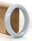 Baikalla Jewelry Jadeite Jade Bangle Bracelet Genuine Burmese Lavender Jadeite Jade Bangle Bracelet (58.47 mm)