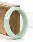 Baikalla Jewelry Jadeite Jade Bangle Bracelet Baikalla "Princess Half Round" Yellow- Green Jadeite Jade Bangle (58.77 mm)