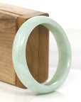 Baikalla Jewelry Jadeite Jade Bangle Bracelet Baikalla "Princess Half Round" Yellow- Green Jadeite Jade Bangle (58.77 mm)