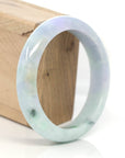 Baikalla Jewelry Jadeite Jade Bangle Bracelet Baikalla™ "Classic Bangle" Genuine Burmese Green Jadeite Jade Bangle Bracelet (58.45 mm)