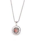 Baikalla Jewelry Gemstone Pendant Necklace 14k White Gold Genuine A Royal Oregon Red Sunstone Pendant Necklace