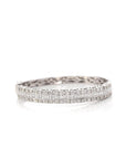Baikalla Jewelry Gold Diamond Bangle Bracelet 10k White Gold Channel set baguette& round diamonds Oval Bangle Bracelet