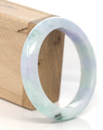 Baikalla Jewelry Jadeite Jade Bangle Bracelet Baikalla™ "Classic Bangle" Genuine Burmese Green Jadeite Jade Bangle Bracelet (58.45 mm)