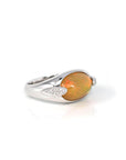Baikalla Jewelry Gold Opal Ring 7 "Charlotte" 18K Gold Ethiopian Opal Men's Ring
