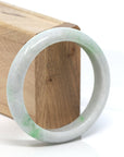 Baikalla Jewelry Jadeite Jade Bangle Bracelet Baikalla™ "Classic Bangle" Genuine Burmese Green Jadeite Jade Bangle Bracelet (58.68 mm)