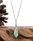 Baikalla Jewelry Jade Pendant Necklace Baikalla c Lucky Fish Carving Pendant Necklace Natural Jadeite Jade JG151