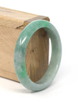 Baikalla Jewelry Jadeite Jade Bangle Bracelet Genuine Burmese Forest Green Jadeite Jade Bangle Bracelet (57.37 mm)