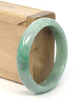 Baikalla Jewelry Jadeite Jade Bangle Bracelet Genuine Burmese Forest Green Jadeite Jade Bangle Bracelet (55.93 mm)