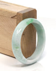 Baikalla Jewelry Jadeite Jade Bangle Bracelet Baikalla™ "Classic Bangle" Genuine Burmese Green Jadeite Jade Bangle Bracelet (54.91 mm)