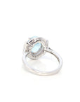 Baikalla Jewelry Gemstone Ring Baikalla™ Sterling Silver Sky Blue Topaz Love Heart Ring