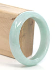 Baikalla Jewelry Jadeite Jade Bangle Bracelet Genuine Burmese Green Jadeite Jade Bangle Bracelet (59.2 mm)