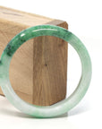 Baikalla Jewelry Jadeite Jade Bangle Bracelet Baikalla™ "Classic Bangle" Genuine Burmese Green Jadeite Jade Bangle Bracelet ( 58.3 mm)