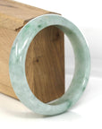 Baikalla Jewelry Jade Bangle Genuine Burmese Green Jadeite Jade Bangle Bracelet ( 58.0 mm)
