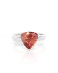 Baikalla Jewelry Gold Sapphire Ring 14k White Gold Oregon Sunstone Ring