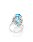 Baikalla Jewelry Gemstone Ring Baikalla™ Sterling Silver Sky Blue Topaz Ring