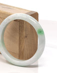 Baikalla Jewelry Jadeite Jade Bangle Bracelet Baikalla™ "Classic Bangle" Genuine Burmese Green Jadeite Jade Bangle Bracelet (58.7 mm)