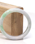 Baikalla Jewelry Jadeite Jade Bangle Bracelet Baikalla™ "Classic Bangle" Genuine Burmese Green Jadeite Jade Bangle Bracelet (58.28 mm)