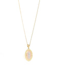 Baikalla Jewelry 14K Pure Yellow Gold Pendant Pendant Only 14k Yellow Gold Jesus Charm Necklace