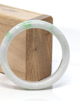 Baikalla Jewelry Jadeite Jade Bangle Bracelet Baikalla™ "Classic Bangle" Genuine Burmese Green Jadeite Jade Bangle Bracelet (57.2 mm)