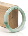 Baikalla Jewelry Jadeite Jade Bangle Bracelet Baikalla™ "Classic Bangle" Genuine Burmese Green Jadeite Jade Bangle Bracelet (58.4 mm)